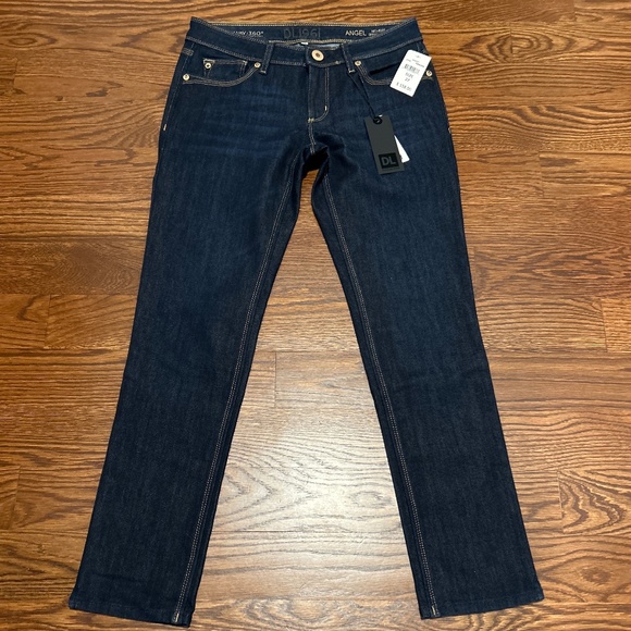 NWT DL1961 Angel Mid-Rise Skinny Ankle Jeans in Mariner (Size 27) - Picture 1 of 9